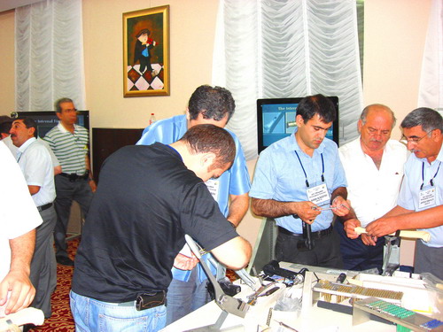 Töötuba Aserbaidžaanis - osavõtjate huvi ja entusiasm oli suur. Foto: Aivar Pintsaare erakogu.